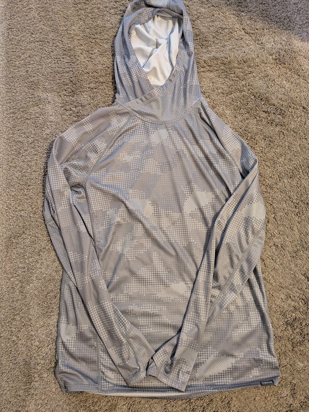 Orvis Pro Gray Hooded Performance Top